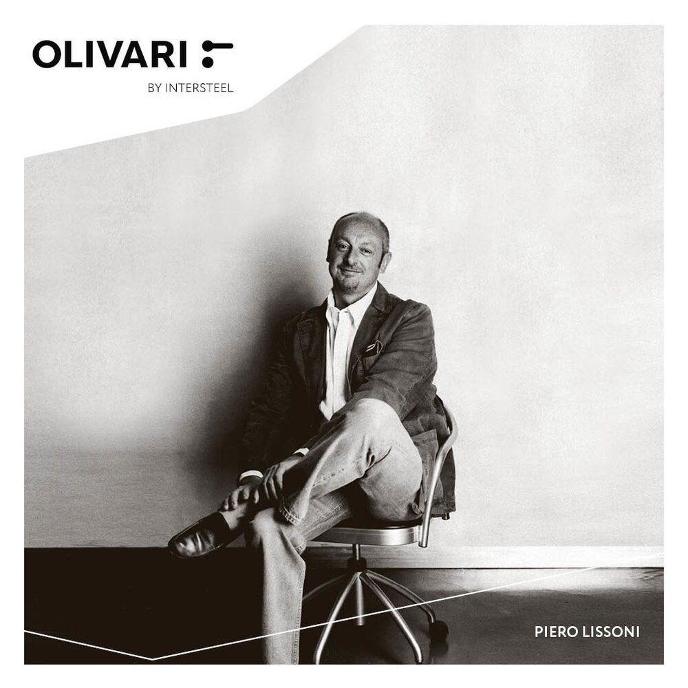 Olivari Deurklink Link op rozet antraciet mat titaan PVD