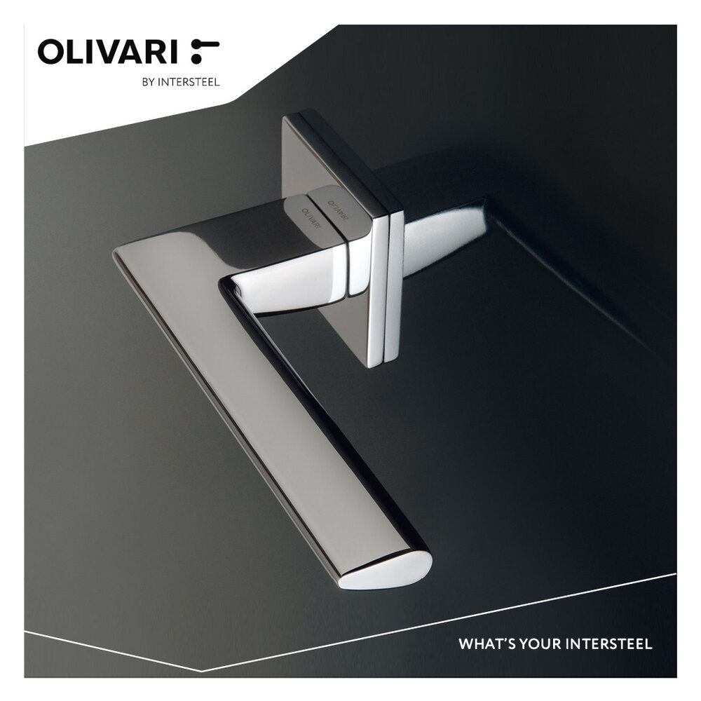 Olivari Deurklink Trend op rozet chroom