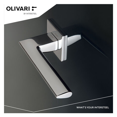 Olivari Deurklink Trend op rozet chroom