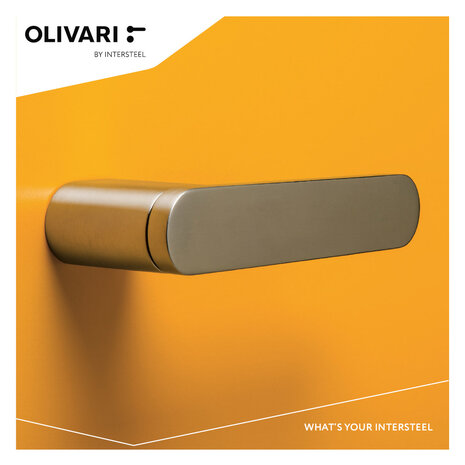 Olivari Deurklink Radial mat chroom Olivari Deurklink Radial mat chroom