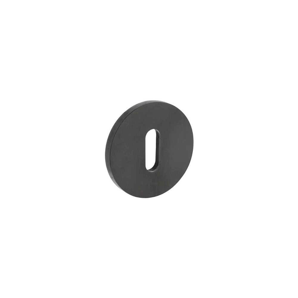 Olivari Sleutelrozet rond antraciet mat titaan PVD Olivari Sleutelrozet rond antraciet mat titaan PVD