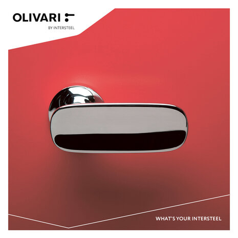 Olivari Deurklink Conca op rozet chroom Olivari Deurklink Conca op rozet chroom
