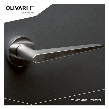 Olivari Deurklink Nina op rozet RVS mat titaan PVD Olivari Deurklink Nina op rozet RVS mat titaan PVD