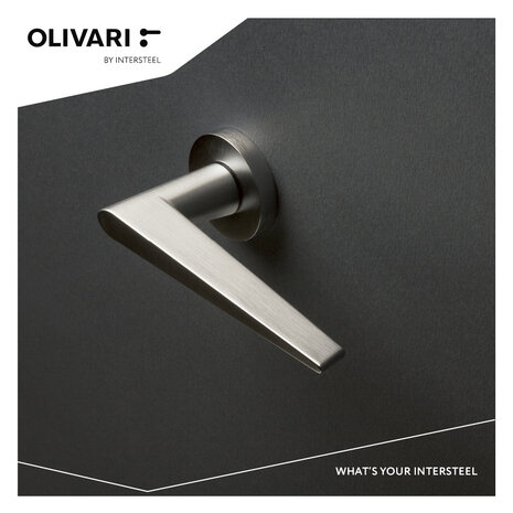 Olivari Deurklink Nina op rozet RVS mat titaan PVD Olivari Deurklink Nina op rozet RVS mat titaan PVD