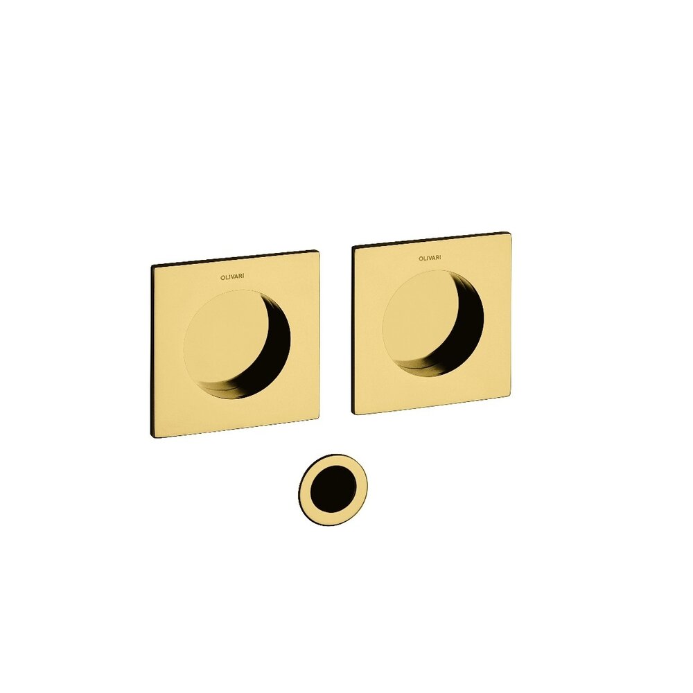 Olivari Schuifdeurkom Giotto Q messing titaan PVD Olivari Schuifdeurkom Giotto Q messing titaan PVD