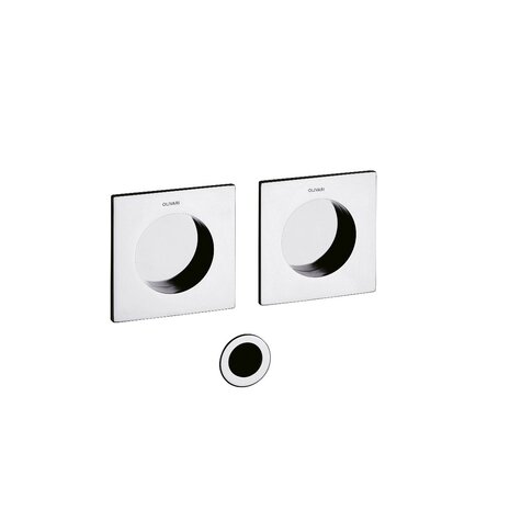 Olivari Schuifdeurkom Giotto Q chroom Olivari Schuifdeurkom Giotto Q chroom