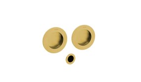 Olivari Schuifdeurkom Dante messing mat titaan PVD