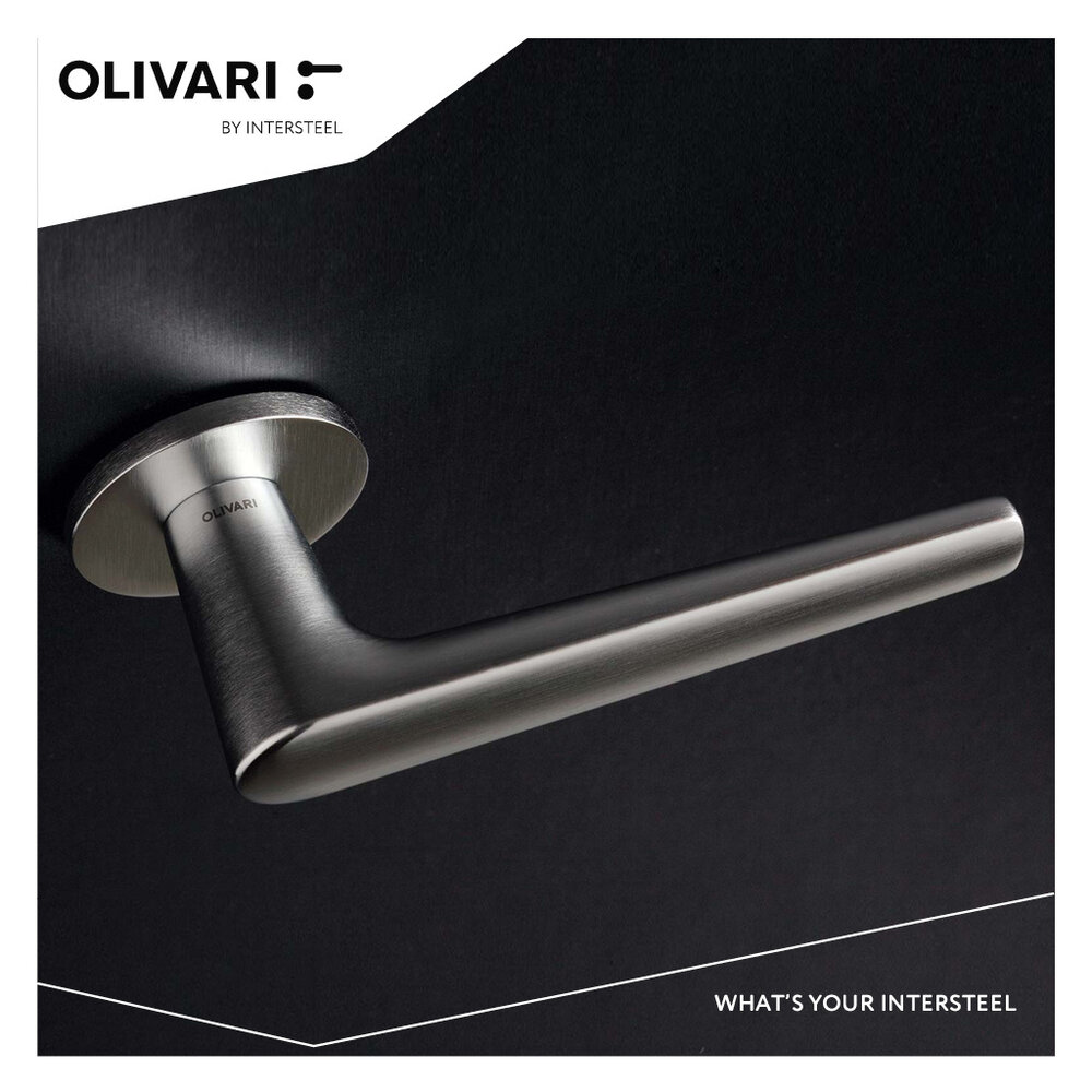 Olivari Deurklink Lugano op rozet RVS mat titaan PVD Olivari Deurklink Lugano op rozet RVS mat titaan PVD