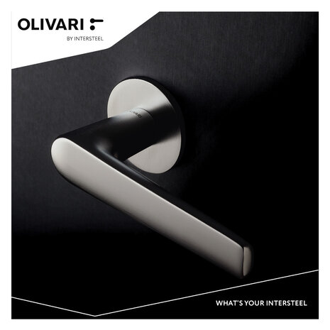 Olivari Deurklink Lugano op rozet RVS mat titaan PVD Olivari Deurklink Lugano op rozet RVS mat titaan PVD