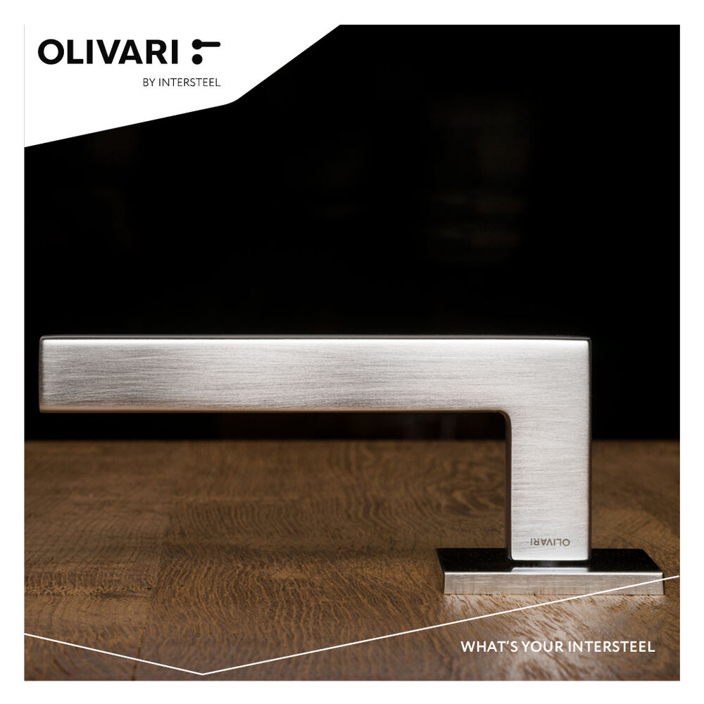 Olivari Deurklink ABC op rozet RVS mat titaan PVD Olivari Deurklink ABC op rozet RVS mat titaan PVD