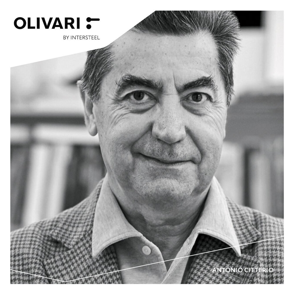 Olivari Deurklink Milano Q op rozet antraciet mat titaan PVD Olivari Deurklink Milano Q op rozet antraciet mat titaan PVD