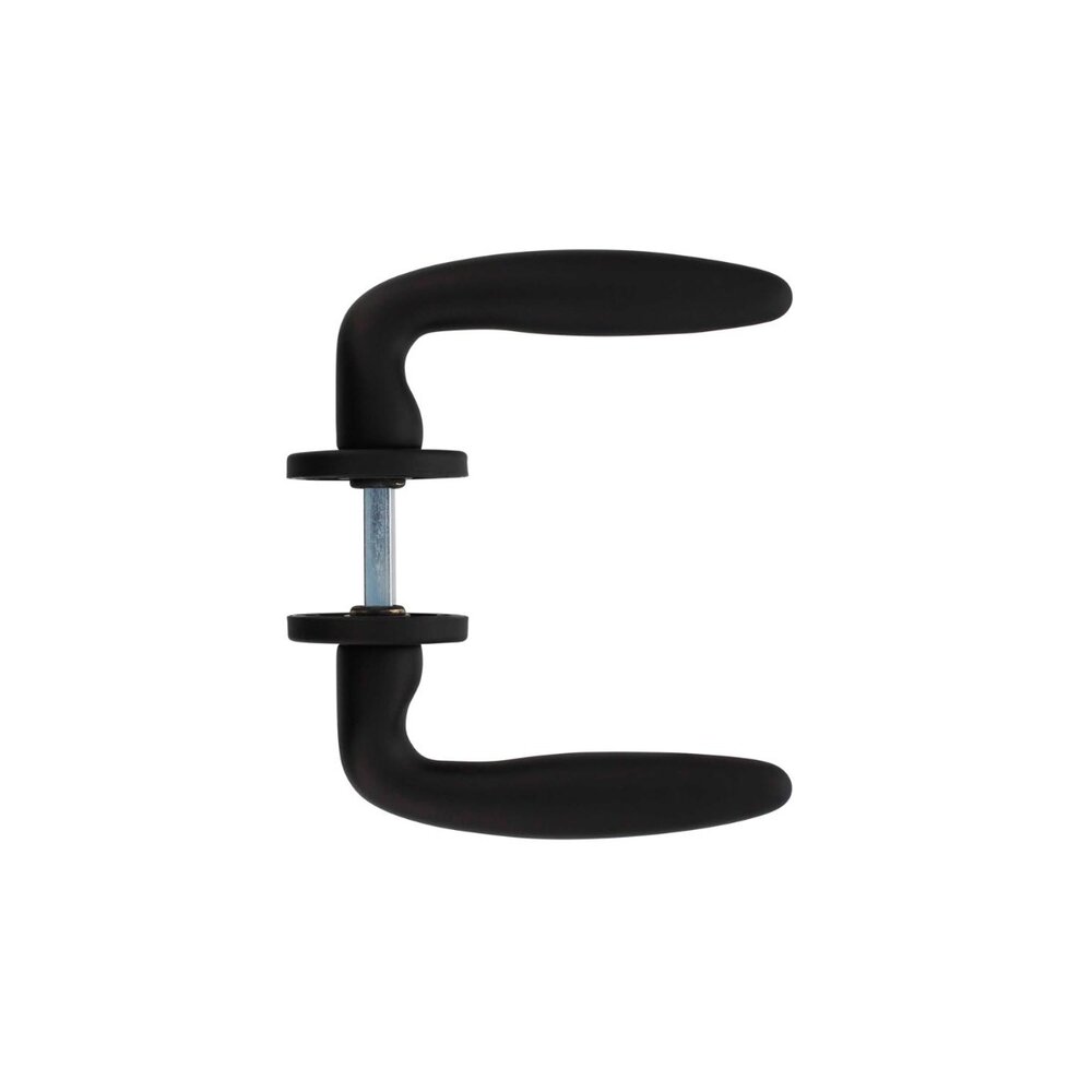 Intersteel Deurklink Sigaar op rozet mat zwart