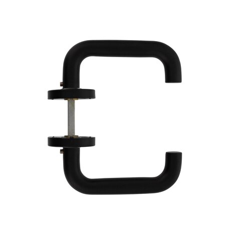 Intersteel Deurklink Bern op rozet mat zwart