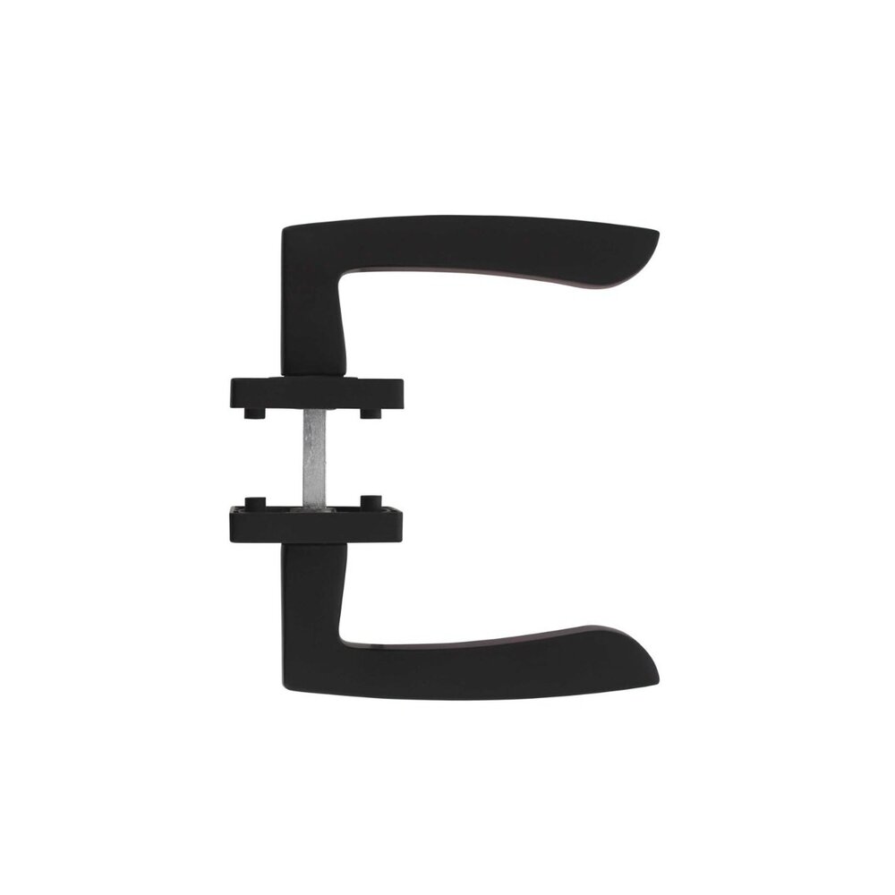 Intersteel Deurklink Minos op vierkant rozet mat zwart