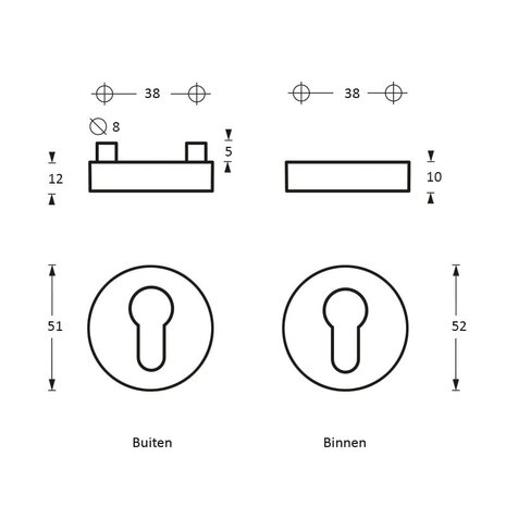 Olivari Veiligheidsrozet SKG3 Olivari Veiligheidsrozet SKG3