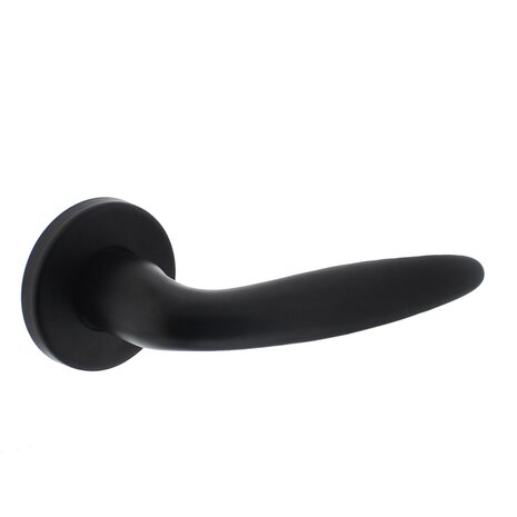 Intersteel Deurklink Sigaar op rozet mat zwart