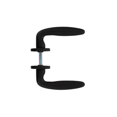 Intersteel Deurklink Sigaar op rozet mat zwart