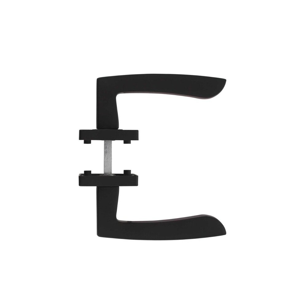 Intersteel Deurklink Minos op vierkant rozet mat zwart