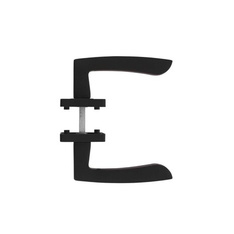 Intersteel Deurklink Minos op vierkant rozet mat zwart