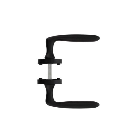 Intersteel Deurklink Bjorn op rozet mat zwart Intersteel Deurklink Bjorn op rozet mat zwart