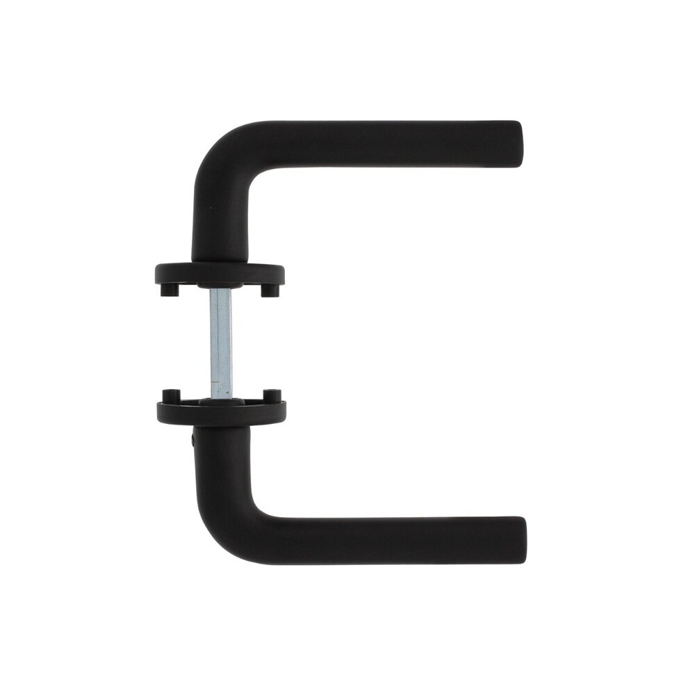 Intersteel Deurklink Derby op rozet aluminium zwart Intersteel Deurklink Derby op rozet aluminium zwart