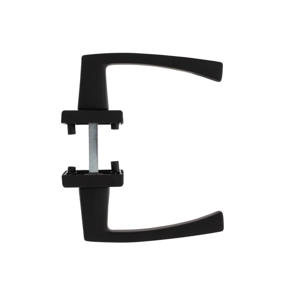 Intersteel Deurklink Moora op rozet aluminium zwart Intersteel Deurklink Moora op rozet aluminium zwart