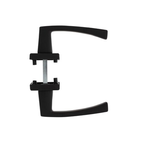 Intersteel Deurklink Moora op rozet aluminium zwart Intersteel Deurklink Moora op rozet aluminium zwart