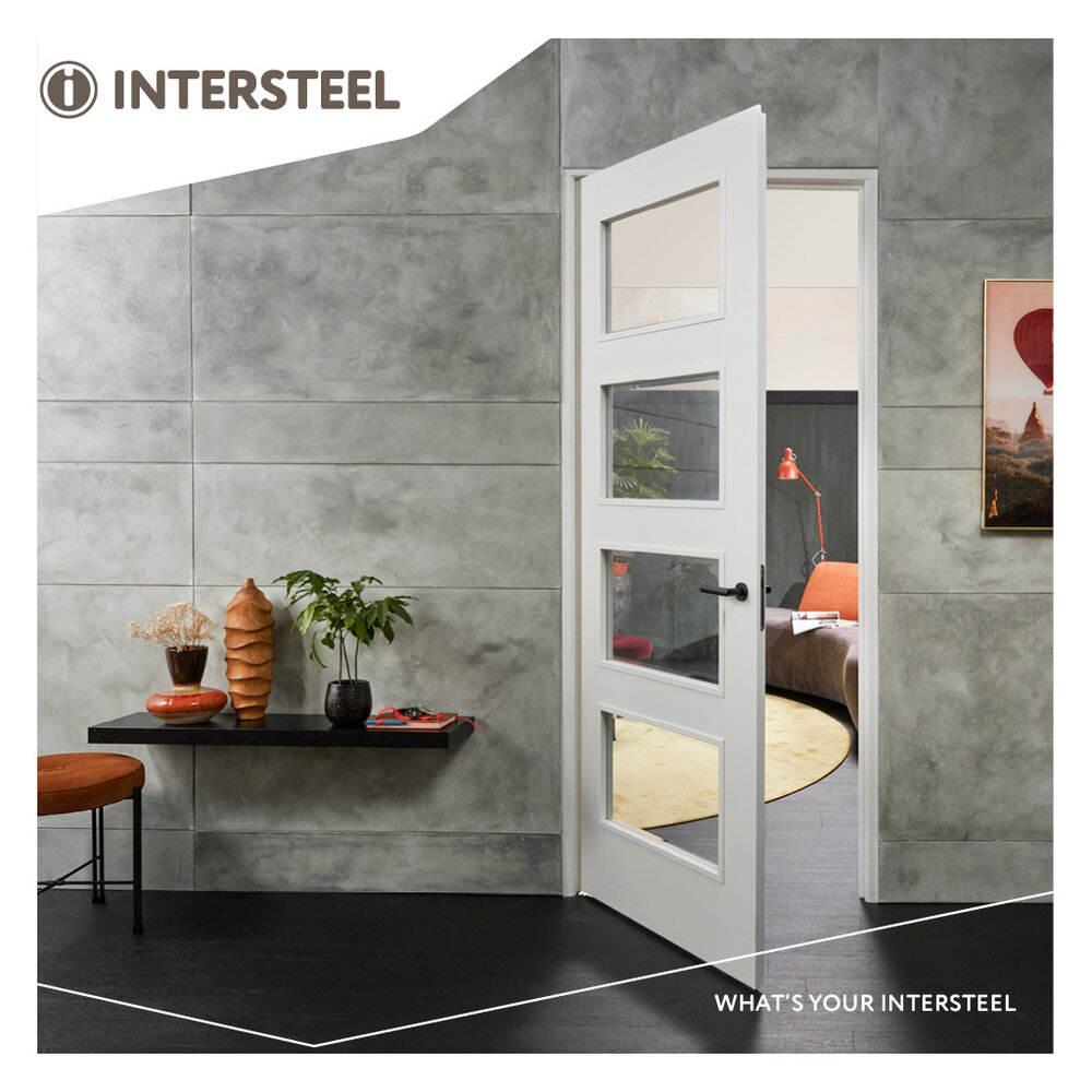 Intersteel Deurklink Sora met rozet mat zwart