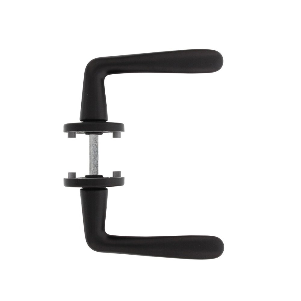 Intersteel Deurklink zwart Zaia met rozet