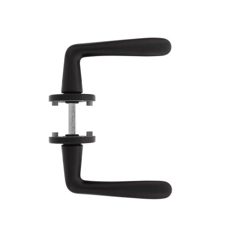 Intersteel Deurklink zwart Zaia met rozet