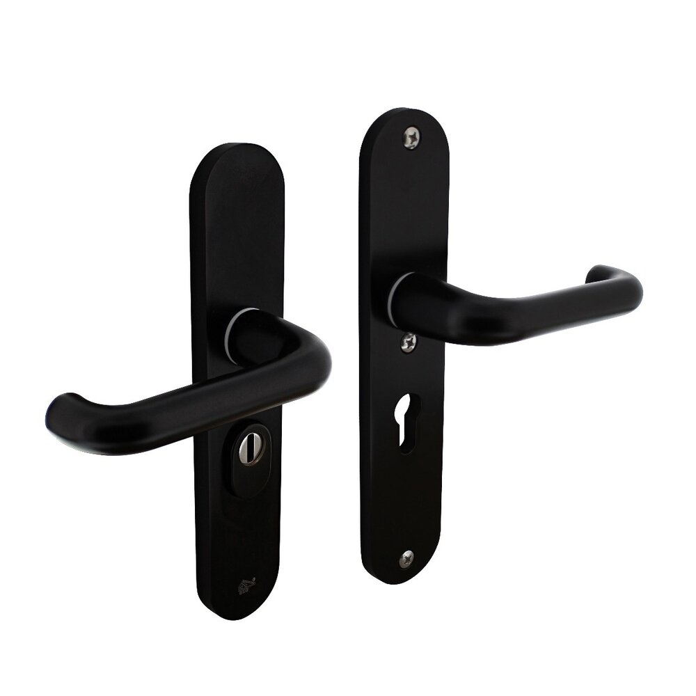 Intersteel Achterdeurbeslag SKG3 55mm kerntrekbeveiliging aluminium zwart