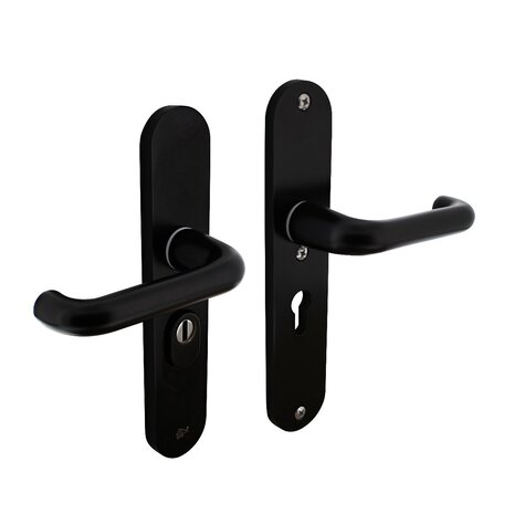 Intersteel Achterdeurbeslag SKG3 55mm kerntrekbeveiliging aluminium zwart