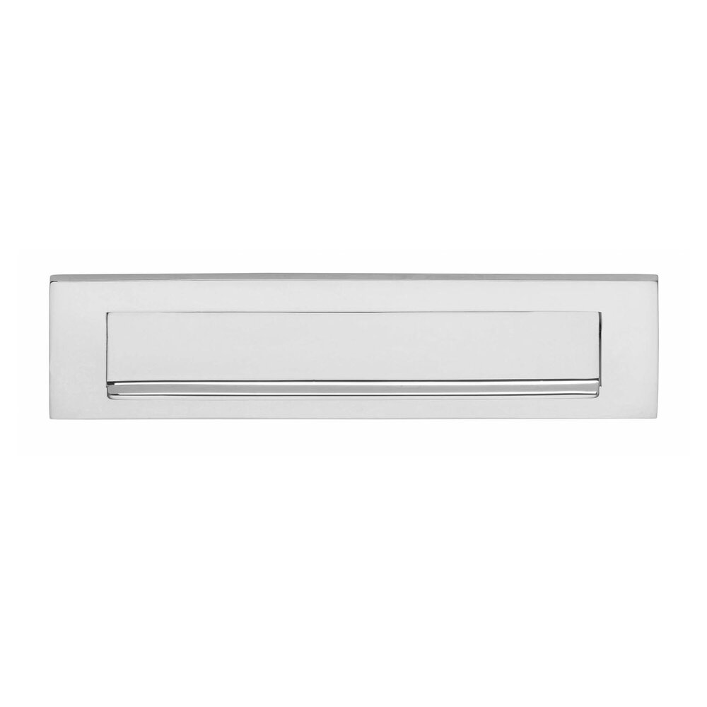 Intersteel Brievenbus met klep en regenrand chroom Intersteel Brievenbus met klep en regenrand chroom