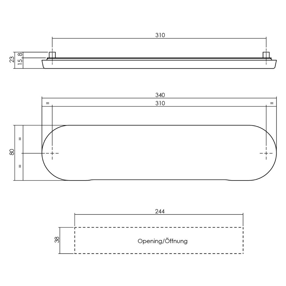 Intersteel Brievenbus ovaal verdekt naar buitendraaiend geborsteld RVS Intersteel Brievenbus ovaal verdekt naar buitendraaiend geborsteld RVS