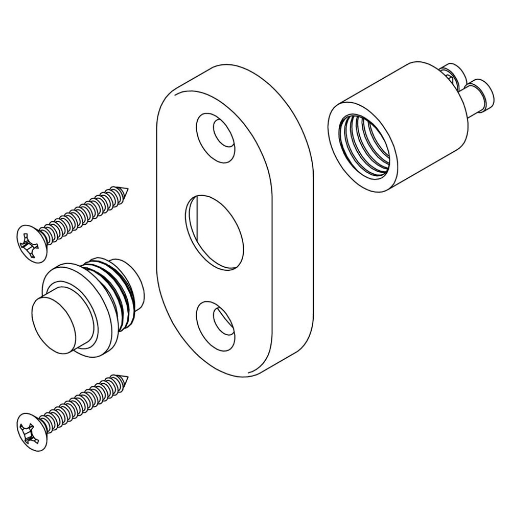 Intersteel Deurbel ovaal chroom mat