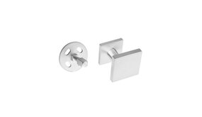 Intersteel Deurknop vast verkropt vierkant 64/54mm geborsteld RVS Intersteel Deurknop vast verkropt vierkant 64/54mm geborsteld RVS