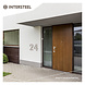 Intersteel Huisnummer 4 XL hoogte 30 cm geborsteld RVS