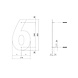 Intersteel Huisnummer 6 XL hoogte 30 cm geborsteld RVS