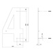 Intersteel Huisnummer 4 XXL hoogte 50 cm RVS/mat zwart Intersteel Huisnummer 4 XXL hoogte 50 cm RVS/mat zwart