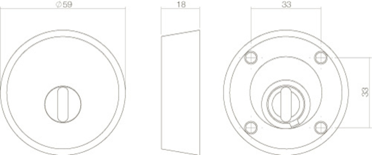 Intersteel Veiligheidsrozet SKG3 rond voor oplegsloten kerntrekbeveiliging geborsteld RVS Intersteel Veiligheidsrozet SKG3 rond voor oplegsloten kerntrekbeveiliging geborsteld RVS