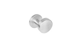 Intersteel Deurknop op rond rozet geborsteld RVS Intersteel Deurknop op rond rozet geborsteld RVS