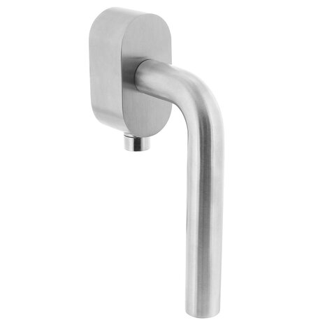 Intersteel Raamsluiting recht ovaal afsluitbaar geborsteld RVS SKG3 Intersteel Raamsluiting recht ovaal afsluitbaar geborsteld RVS SKG3