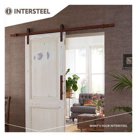 Intersteel Schuifdeursysteem Basic Antiek 200cm