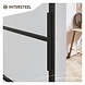Intersteel DIY-schuifdeur Cubo zwart incl. matglas 2350x980x28mm + zwart schuifdeursysteem Basic Intersteel DIY-schuifdeur Cubo zwart incl. matglas 2350x980x28mm + zwart schuifdeursysteem Basic