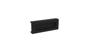 Intersteel Schuifdeurkom voor DIY-schuifdeur Cubo 100x35mm zwart Intersteel Schuifdeurkom voor DIY-schuifdeur Cubo 100x35mm zwart