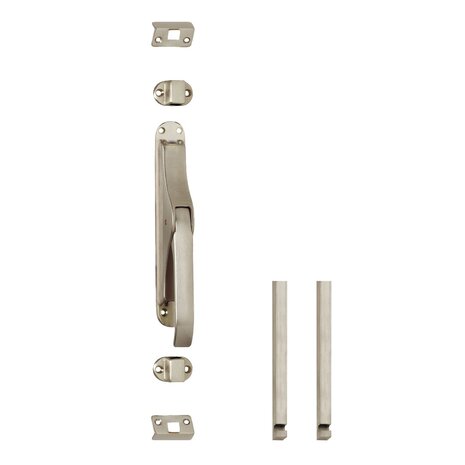 Intersteel Pomp-espagnolet met stangenset 2x 1250mm nikkel mat Intersteel Pomp-espagnolet met stangenset 2x 1250mm nikkel mat