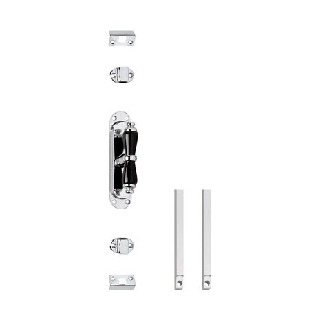 Intersteel Kruk-espagnolet Kruiskruk met stangenset 2x 1250mm verchroomd Intersteel Kruk-espagnolet Kruiskruk met stangenset 2x 1250mm verchroomd