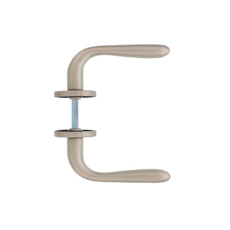 Intersteel Deurklink Jupiter op rozet nikkel mat