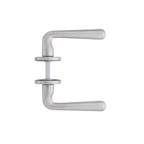 Intersteel Deurklink Yvonne op rozet chroom mat