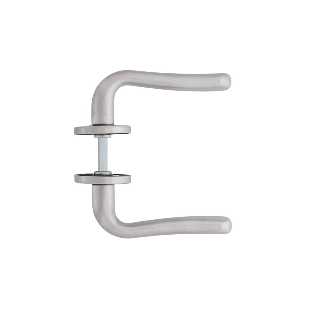 Intersteel Deurklink Saturnus op rozet chroom mat